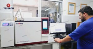 Gas Chromatography analyzer for PET testing at Val Group