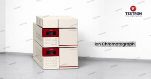 Advanced ion chromatography instrument used in German laboratory for precise chemical analysis