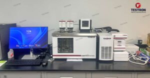 TT- IVS200V2 Intrinsic Viscosity Tester installed at Verdeco Recycling US laboratory for rPET quality testing