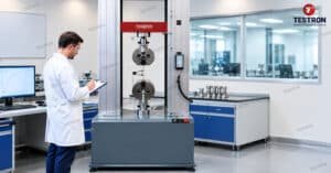 Tensile Testing Machine for material strength testing in a laboratory