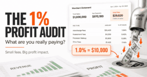 The 1% Profit Audit showing how payment processing fees can impact business profit