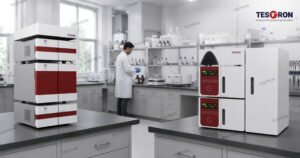 High-performance liquid chromatography system for pharmaceutical research laboratory testing in Germany