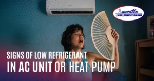 Low Refrigerant in AC or Heat Pump Signs