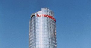 Der Jentower mit Intershop-Schriftzug ca. 2002