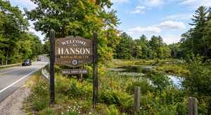 Security in Hanson MA - Welcome to Hanson sign