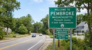 Welcome to Pembroke, MA sign