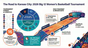 2026 Big 12 Women’s Basketball Tournament Schedule: Bracket, Dates & TV
