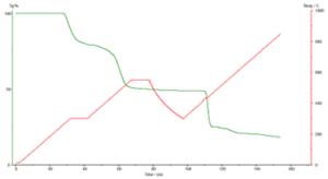 TT-TGA1250 Thermogravimetric Analyzer Test chart