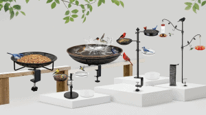 Deck Rail Bird Feeder