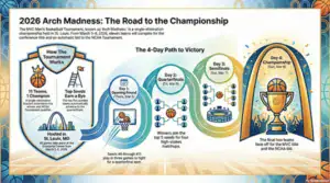 Read more about the article 2026 Arch Madness: MVC Tournament Schedule & Bracket