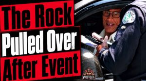 The Rock Pulled Over After Stanley Tucci Walk Of Fame Appearance