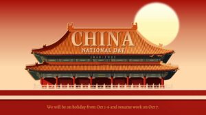 Holiday Notice for National Day & Mid-Autum... Holiday Notice for National Day & Mid-Autum...
