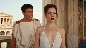 Helen of Troy fucks and sucks and gets cum inside her pussy and on her belly