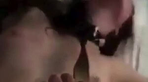 Collared girl gets a slap