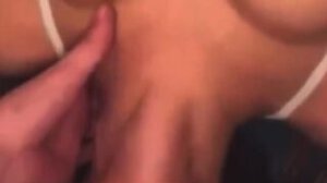 Amateur tits out throat fuck