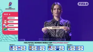 alt= Coupe du Monde féminine futsal le Maroc groupe A