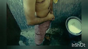 Bhabhi catches his devar masturbating in the bathroom