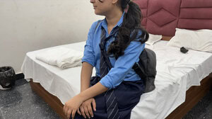 Desi teen with school girl in Oyo hardcore sex