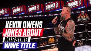 Kevin Owens Jokes About Missing WWE Title