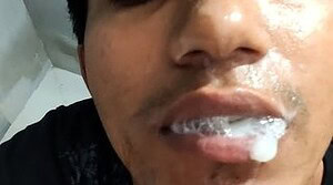 Hot gay cum facial Indian