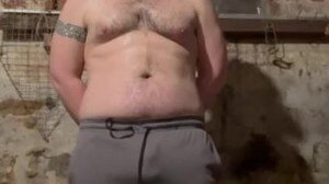 Quick pants piss in basement