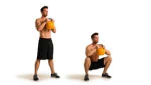 Kettle bell squat