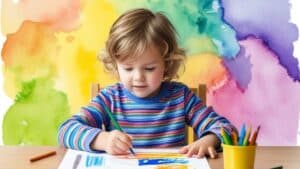 Neurodiverses Kind und seine Stärken - das Malen, kreativ sein