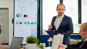 executive manager presenting sales reports 2021 08 30 15 39 40 utc 1
