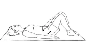Pelvic tilt - Top 5 exercises for lower back pain