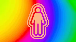 multicoloured aura banner
