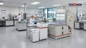 Future-ready university research laboratory with material testing equipment and universal testing machine