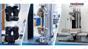 Peel testing with Universal Testing Machine for adhesive bond strength testing