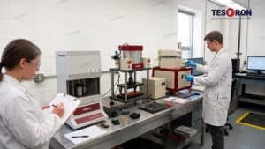 Rubber testing equipment laboratory for universities with Testron Educational Discount Program