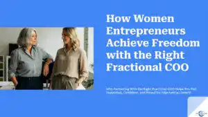 fractional COO services for women entrepreneurs