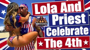 Lola Vice And Damian Priest Celebrate July 4