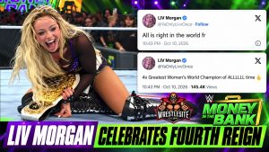 Liv Morgan Celebrates Fourth Women’s World Title