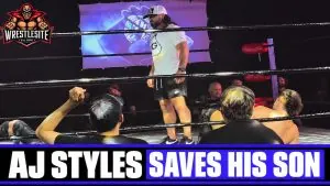 AJ Styles Saves Son Avery at AWE Event