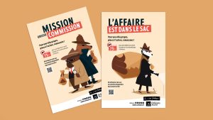 Affiche pour les déjection canines à Orléans en Région centre