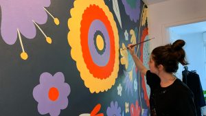 Fresque murale réalisé chez un particulier