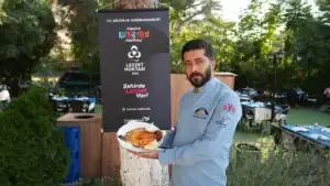 Malatya Lezzet Noktası restoranında alabalık sunumu
