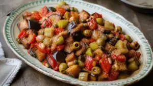 Sicilya usulü caponata