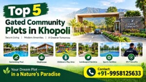 Gated community plots land in khopoli