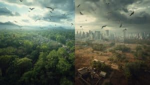 How Habitat Loss Affects Birds: Devastating Impact on Our Ecosystem Have you ever stopped to think about what happens when birds lose their homes? How habitat loss affects birds is more than just a problem for wildlife—it disrupts the delicate balance of nature that humans rely on every day. When birds struggle to find safe places to live, their survival is at risk, creating a ripple effect that impacts the entire environment. To understand the scope of this issue, we must look at the primary drivers of displacement. From the silence of a fallen forest to the expansion of concrete jungles, the ways in which we alter the land directly determine the future of our feathered neighbors. Causes Of Habitat Loss Birds lose their homes when habitats disappear. Many things cause this loss. These changes harm bird life and nature. Understanding what causes habitat loss helps us protect birds. Here are the main reasons habitats vanish. Deforestation And Logging Deforestation cuts down many trees that birds use for homes. Logging removes wood and destroys nests. Birds lose food and shelter. When forests shrink, birds must find new places. Some cannot move and may die. Forest loss also breaks bird migration paths. Urban Expansion Cities grow larger, pushing nature away. Buildings, roads, and parks replace bird habitats. Noise and lights disturb bird life. Many birds cannot live in cities. They lose safe places to build nests and find food. Urban growth shrinks bird living areas. Agricultural Development Farms take over wild lands that birds need. Fields and pastures replace forests and grasslands. Birds lose natural food sources. How Habitat Loss Affects Birds in agricultural zones is often linked to the removal of hedgerows and native thickets. Pesticides and machines on farms can harm birds. Farmland reduces the variety of plants and insects birds eat. Climate Change Effects Climate change alters weather and seasons. Birds’ habitats may become too hot or dry. Some plants and insects birds depend on disappear. Rising seas flood coastal habitats. Storms become stronger and damage nesting areas. Birds must find new homes or face risks. Bird Species Most At Risk While all birds feel the pressure of environmental change, some are more vulnerable than others. Understanding how habitat loss affects birds differently across species is vital for conservation. Endemic Birds Endemic birds live in only one area in the world. They cannot move to new places easily. Habitat loss in their small home puts them at high risk of extinction. These birds often depend on unique forests or islands. When these habitats shrink, endemic birds lose their safe homes and food sources. Endemic birds have limited ranges Habitat loss affects their survival directly Many are endangered due to habitat destruction Migratory Species Migratory birds travel long distances each year. They need many habitats along their route. Loss of any stopover site can harm these birds deeply. When wetlands, forests, or grasslands disappear, migratory birds lose resting and feeding spots. This makes their journeys harder and lowers their survival chances. How Habitat Loss Affects Birds during migration is a critical focus for international conservationists. Migratory birds depend on multiple habitats Loss of stopover sites reduces food and rest Populations decline if key habitats vanish Forest-dependent Birds Forest-dependent birds live mostly in wooded areas. They need trees for shelter, nesting, and food. Cutting down forests removes these critical resources. Habitat loss from logging and land clearing threatens many forest bird species. These birds often cannot live outside forest environments, so they face serious risks. Forest-dependent birds need trees for homes Deforestation reduces nesting and feeding sites Many forest birds decline as forests shrink Consequences For Bird Populations Habitat loss harms birds in many ways. It changes their homes and food sources. Bird populations face serious problems when their habitats shrink or disappear. Decline In Numbers When habitats are lost, bird numbers often drop quickly. Birds have fewer places to live. Smaller habitats cannot support many birds, leading to population decreases. Disruption Of Breeding Birds need safe and stable places to build nests. Habitat loss breaks their breeding cycles. Without good nesting spots, fewer baby birds survive to adulthood. Loss Of Food Sources Birds rely on plants and insects for food. Habitat loss reduces these food supplies. With less food, birds become weak and find it hard to live or raise chicks. Observing How Habitat Loss Affects Birds in the wild often reveals a drastic decline in available nutrients. Fewer plants mean fewer seeds and fruits Less insect life reduces protein sources Water sources may dry up with habitat loss Increased Predation Smaller habitats make birds easier targets for predators. They have less cover to hide. Birds face higher risks from animals that hunt them when their homes shrink. Credit: www.ehn.org Ecosystem Imbalances Birds play a key role in keeping ecosystems healthy. When their homes disappear, many natural processes get disturbed. Research into how habitat loss affects birds shows that these imbalances can be hard to fix. Impact On Pollination Many birds help pollinate flowers by carrying pollen from one plant to another. This helps plants make fruits and seeds. When birds lose their homes, fewer flowers get pollinated. This lowers plant growth and reduces food for other animals. Seed Dispersal Disruption Birds eat fruits and carry seeds to new places. This spreads plants across wide areas and keeps forests healthy. Habitat loss means fewer birds to move seeds. Plants may grow close together, causing competition and weaker forests. Fewer new plants grow far away Forest areas become smaller and less diverse Some plant species may disappear Changes In Predator-prey Dynamics Birds act as predators and prey in nature. Losing habitats changes who eats whom and how often. Some bird species may disappear, which can cause too many insects or small animals. This harms plants and other wildlife. Conservation Efforts Birds lose their homes because of habitat loss. This makes it hard for them to survive. Conservation efforts help protect birds and their habitats. These actions support bird populations and nature. People work in many ways to save bird habitats. They create protected spaces, restore damaged areas, involve communities, and make laws. These efforts help birds live safely. Protected Areas And Reserves Protected areas stop habitat destruction. Reserves give birds safe places to live and breed. These spaces keep ecosystems healthy. They also preserve food and shelter for birds. Many countries set aside land as parks or reserves. This limits human activity that can harm birds. Protected areas often have rules to prevent logging and building. Habitat Restoration Projects Habitat restoration brings back damaged places. It fixes areas where birds lost homes. Planting native trees and removing invasive plants helps rebuild habitats. Wetlands and forests are common restoration targets. Restoring these areas improves water quality and food supply. Birds return to live and nest in these restored habitats. Plant native vegetation Remove invasive species Rebuild wetlands and forests Improve soil and water quality Community Involvement Local people help protect bird habitats. They join groups to watch birds and clean areas. Teaching communities about birds encourages care and respect. Volunteers can plant trees and report harmful activities. Community support makes conservation stronger and more lasting. It connects people to nature around them. Join bird watching groups Participate in local cleanups Help plant native trees Report habitat damage Policy And Legislation Governments make laws to protect birds and habitats. These rules control hunting and land use. Strong laws help stop habitat loss and pollution. Policies can create protected areas and fund restoration. They also support research and monitoring of bird populations. Good laws give birds a better chance to survive. How Habitat Loss Affects Birds is a primary driver behind new international environmental treaties. Ban harmful hunting practices Protect important bird areas Fund habitat restoration Support scientific research Credit: www.audubon.org How Individuals Can Help People can do simple things to protect birds and their habitats. Small actions add up to big changes. Understanding how habitat loss affects birds is the first step toward taking action. Supporting Conservation Groups Conservation groups work to save bird habitats. They protect forests, wetlands, and other important places. You can support these groups by donating money or volunteering your time. They use funds to buy land and run programs. Creating Bird-friendly Spaces Make your yard or balcony safe for birds. Plant native flowers and trees that provide food and shelter. Avoid using pesticides and keep water sources clean. Birds need safe places to live and raise their young. Plant native plants Provide fresh water Use bird feeders and houses Avoid chemicals and pesticides Reducing Carbon Footprint Climate change harms bird habitats by changing weather and food supply. Lower your carbon footprint to help birds. Use less energy, drive less, and recycle. These actions lower pollution and protect the environment. Turn off lights when not needed Walk, bike, or use public transport Recycle paper, plastic, and glass Use energy-efficient appliances Promoting Sustainable Practices Choose products that do not harm bird habitats. Support farms and companies that protect nature. Use less plastic and buy recycled goods. These habits reduce waste and keep habitats safe. Buy organic and local food Avoid products from deforested areas Use reusable bags and bottles Support eco-friendly brands Credit: www.wildlifenomads.com Frequently Asked Questions What Is Habitat Loss For Birds? Habitat loss for birds refers to the destruction or alteration of natural environments where birds live. This can be due to deforestation, urbanization, or agriculture. When habitats are lost, birds struggle to find food, shelter, and breeding grounds, leading to population declines. How Does Habitat Loss Affect Bird Populations? Habitat loss significantly reduces bird populations by eliminating essential resources. Birds lose nesting sites and food sources, leading to decreased breeding success. Additionally, fragmented habitats increase vulnerability to predators and environmental changes, further threatening bird species. Can Birds Adapt To Habitat Loss? Some birds can adapt to habitat loss by relocating to new areas or modifying their behaviors. However, not all species can adjust, especially those with specialized habitat needs. Adaptation often depends on the availability of alternative habitats and the species' resilience. What Are Common Causes Of Bird Habitat Loss? Common causes of bird habitat loss include deforestation, urban sprawl, agriculture, and climate change. These activities destroy or alter natural environments, reducing available habitats for birds. Conservation efforts focus on protecting and restoring these crucial areas to support bird populations. Conclusion Habitat loss harms birds by taking away their homes and food. Birds struggle to find safe places to live and raise young. This change can make some species disappear forever. Protecting natural spaces helps birds survive and thrive. Small actions, like planting native trees, make a big difference. Everyone can help keep bird habitats safe and healthy. Saving birds means saving nature too. The future of birds depends on what we do today. Act now to protect the world’s winged friends.