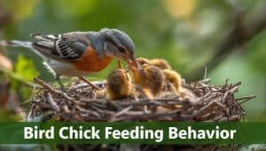 Bird Chick Feeding Behavior