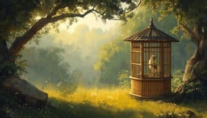 Bamboo Bird Cage