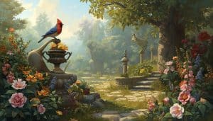 Capodimonte Birds And Flowers
