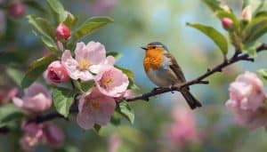 Which Species of Apple Tree is This Bird Perched On?