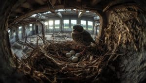 Bird Nesting in Man-Made Structures