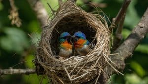 Open Cup Nesting Birds