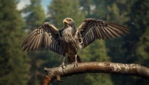 What Does a Bird Perched With Wing Out Mean